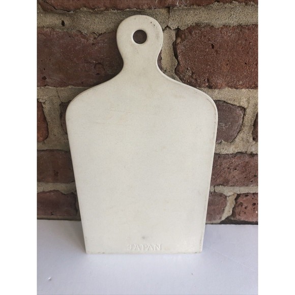 Christmas Tree Ceramic Trivet Cutting Board Vintage Hanging Decor 6 x 12" Japan - Picture 4 of 4